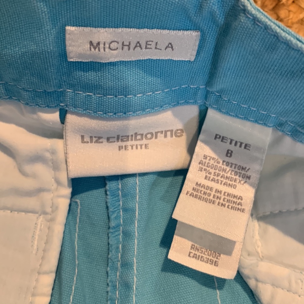 blue capris - Picture 3 of 4